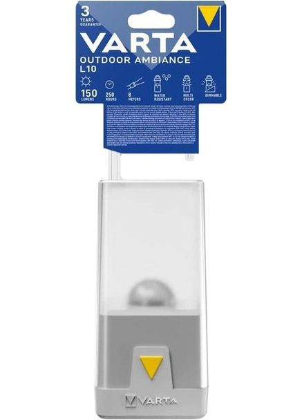 Ліхтар кемпінговий Ambiance L10, IP54, до 150 люмен, до 250 годин роботи, 3хАА Varta (315518401)