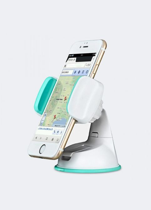 Автомобильный держатель для телефона с присоской CA5 Белый с голубым Hoco (323486111)