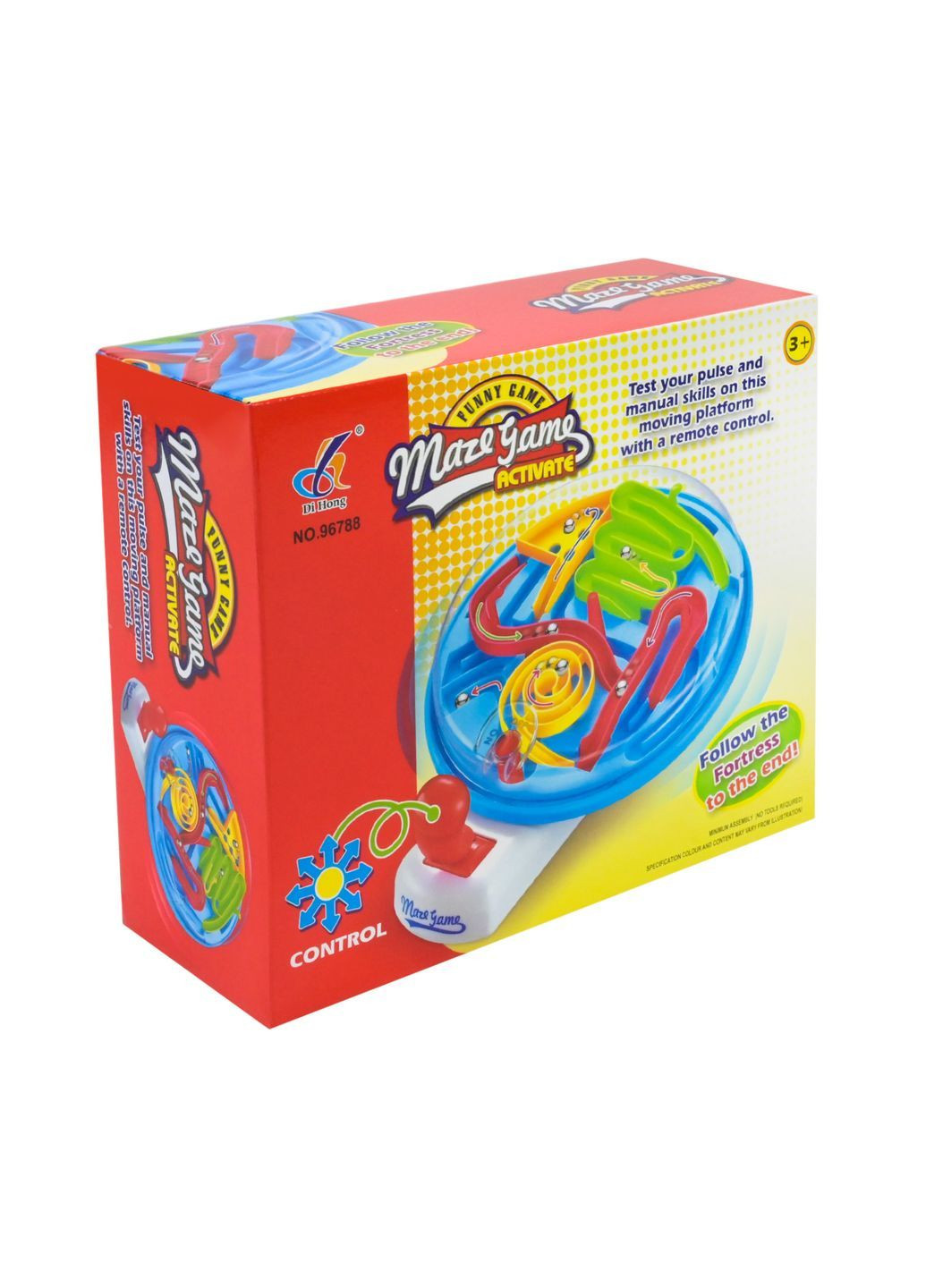 3D лабіринт-головоломка з дистанційним керуванням, платформою 26,5х10х22 см - No Brand 96788 (371927885)