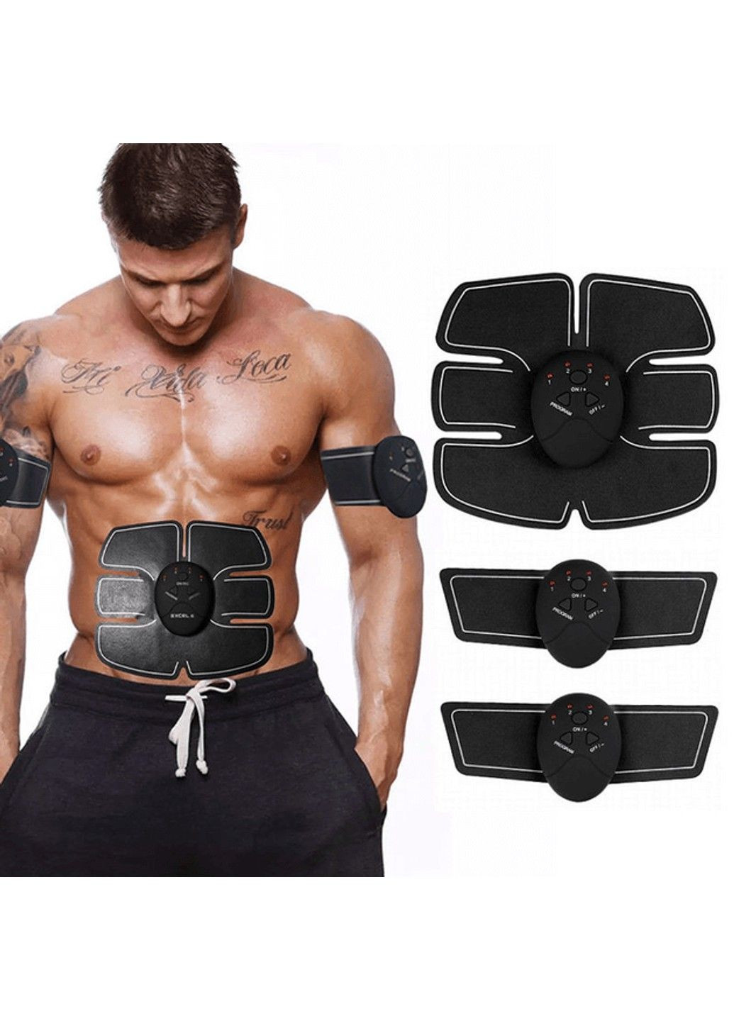 Масажер для преса і рук 3в1 BISD-MS002 Inspire (301406894)