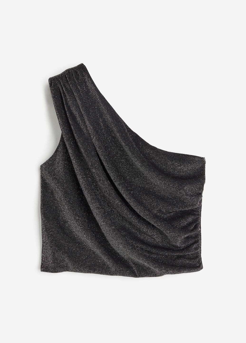 Блестящий топ на одно плече H&M (327729840)