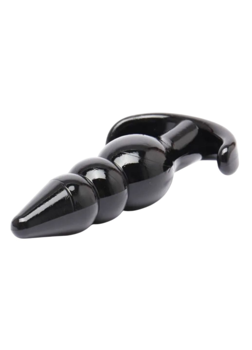 Силіконова анальна пробка Ялинка Чорна Passion (361082217)