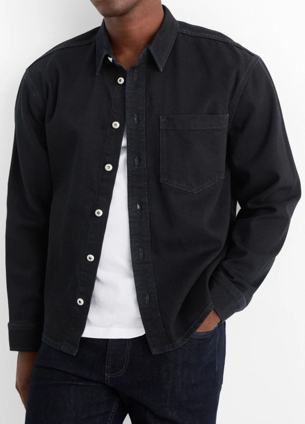 Темно-синя демісезонна куртка C&A