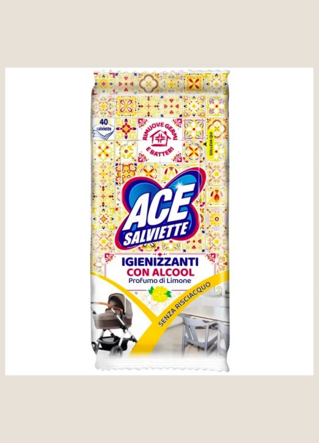 Salviette Знежирювальні серветки 40 шт. Ace (328082704)