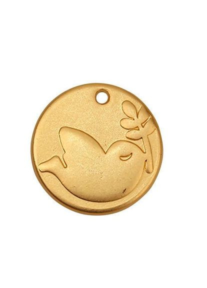 Подвески Кулон птица голубь мира 15 мм Finding (328943255)