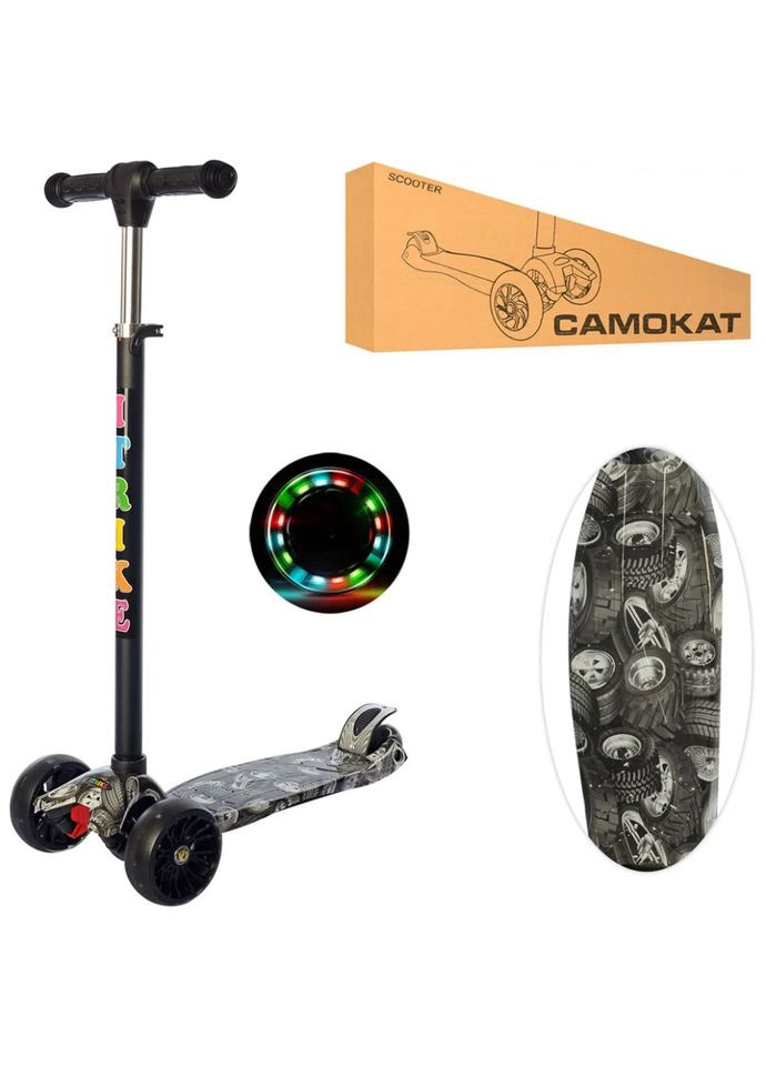 Самокат дитячий MAXI JR 3-060-22-WP4 триколісний iTrike (367972910)