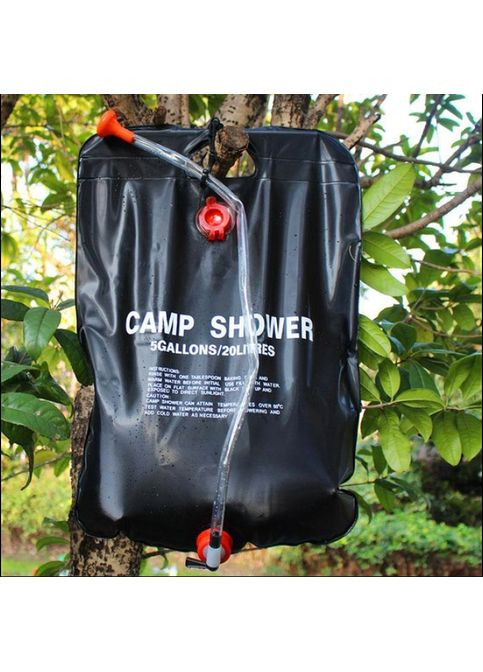 Туристичний душ для кемпінгу похідний Camp Shower Похідний переносний душ на дачу, рибалку, в подорож 20 літрів Чорний No Brand (319712664)