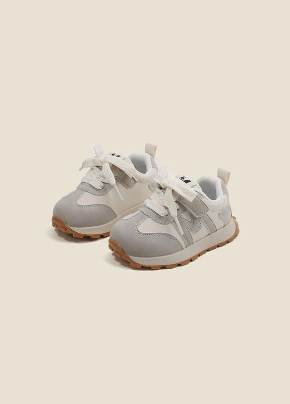 Сірі дитячі кросівки mai bu xiong арт.7183 сірий No Brand