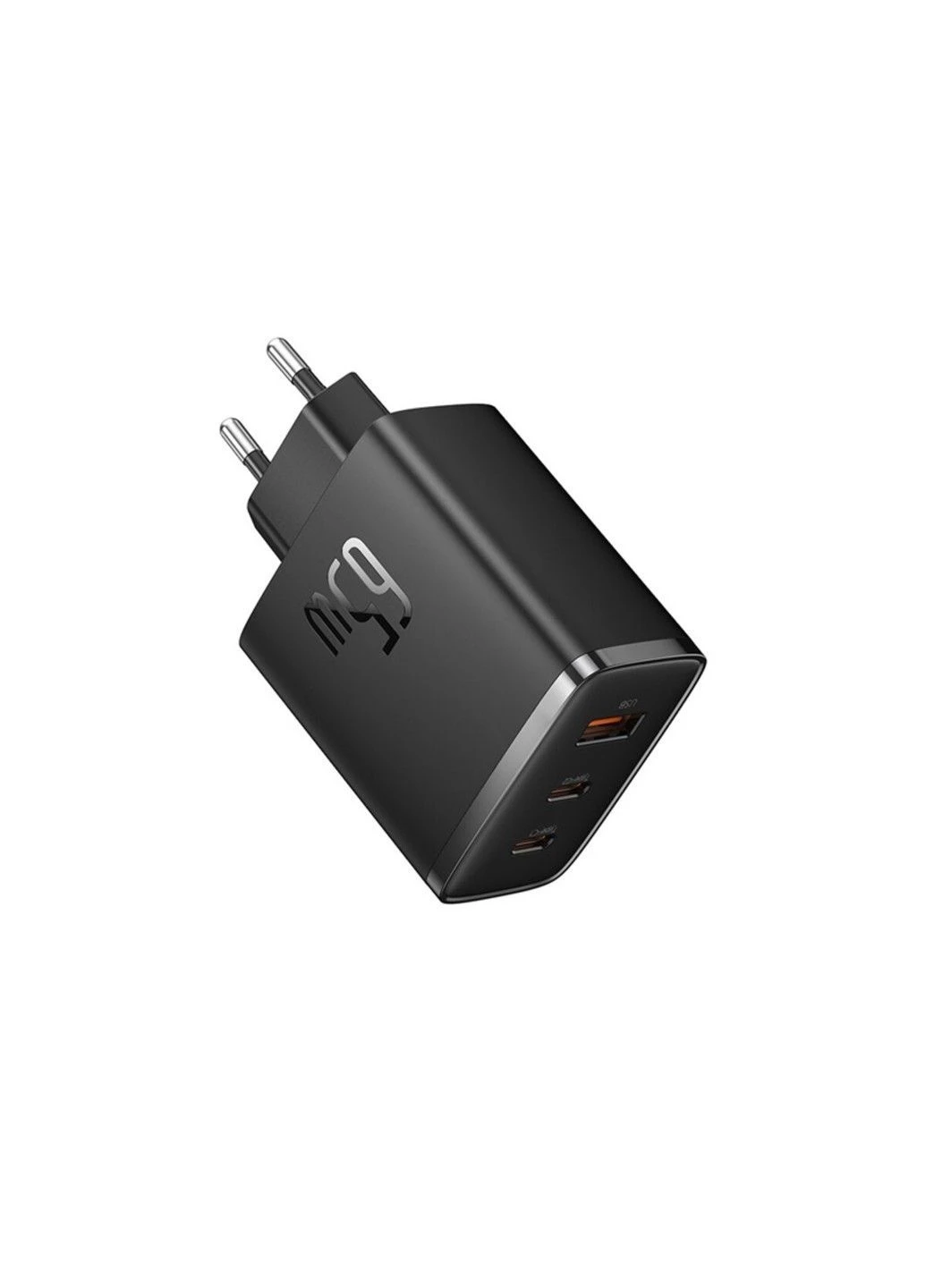 Сетевое зарядное устройство для Cube Pro Fast Charger 2C+U 65W EU Cluster Black Baseus (378593375)