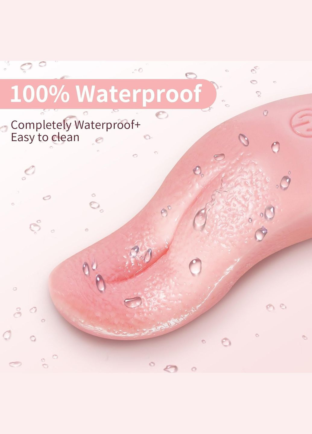 Вибратор Язычок для анально-вагинальной стимуляции с подогревом, 3 режима и 7 скоростей No Brand (315725445)