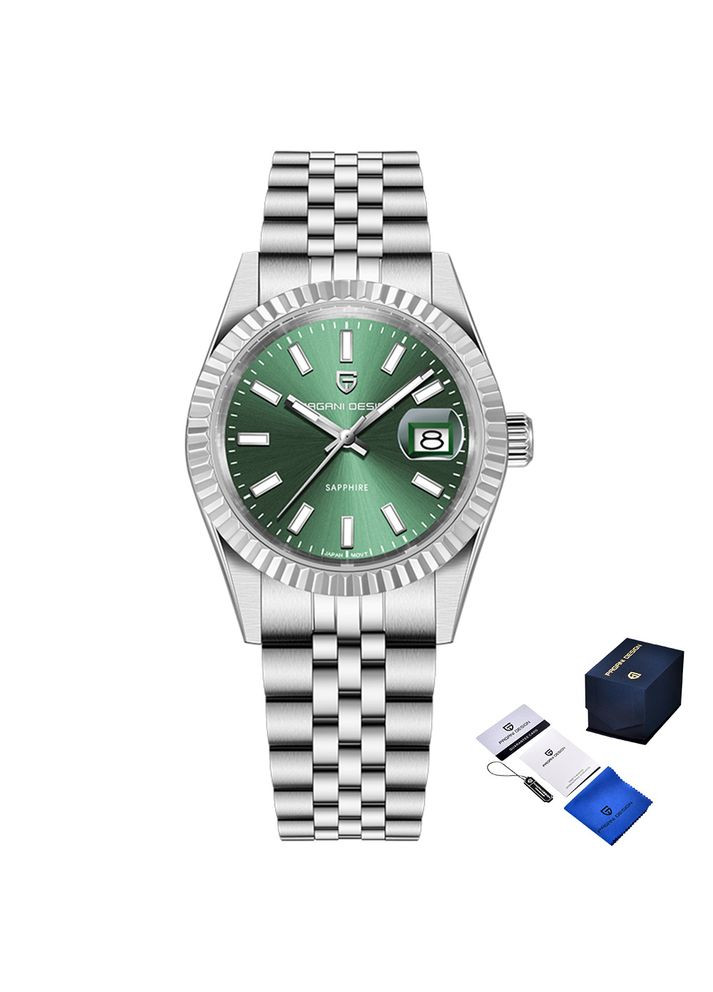 Годинник наручний PD-1794M Silver-Green Pagani Design (342104153)