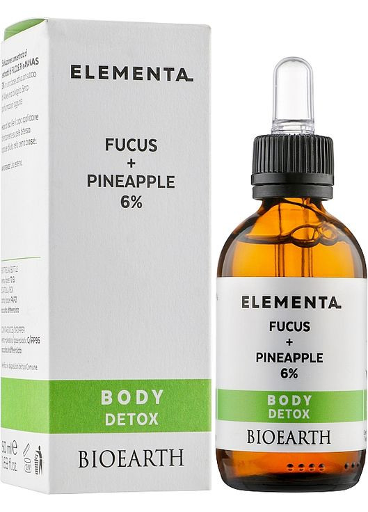 Сыворотка для тела "Фукус и ананас 6%" Elementa Fucus Pibeapple 6% 50ml (954761-36694) Bioearth (368643960)