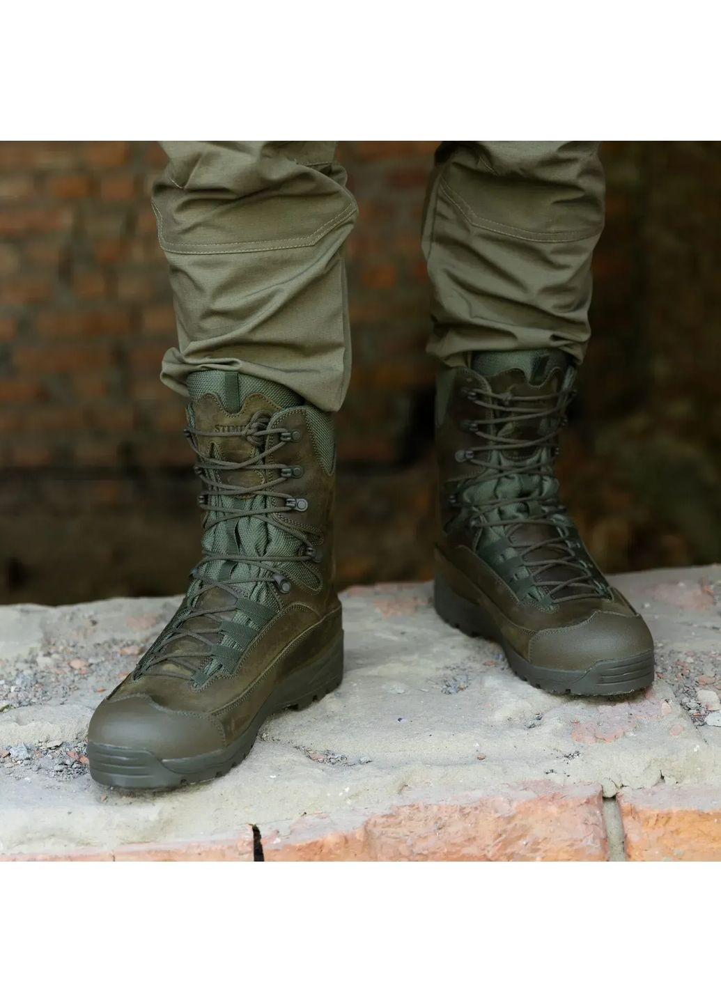 Военные Женские Зимние Берцы из Кожи. 36-47р Олива. Водонепроницаемые! STZF-2133 36 No Brand (349512853)