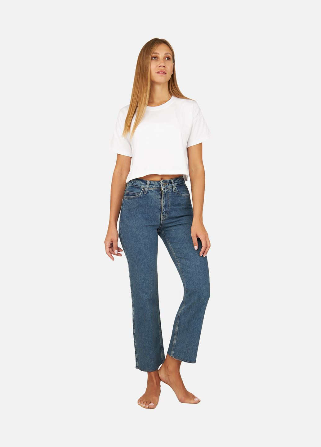 Жіночі джинси straight колір синій ЦБ-00257397 Catch - (307363185)