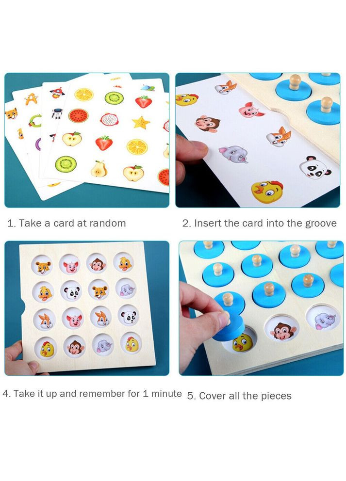 Деревянная интерактивная доска Монтессори LTB01177 No Brand (365720940)