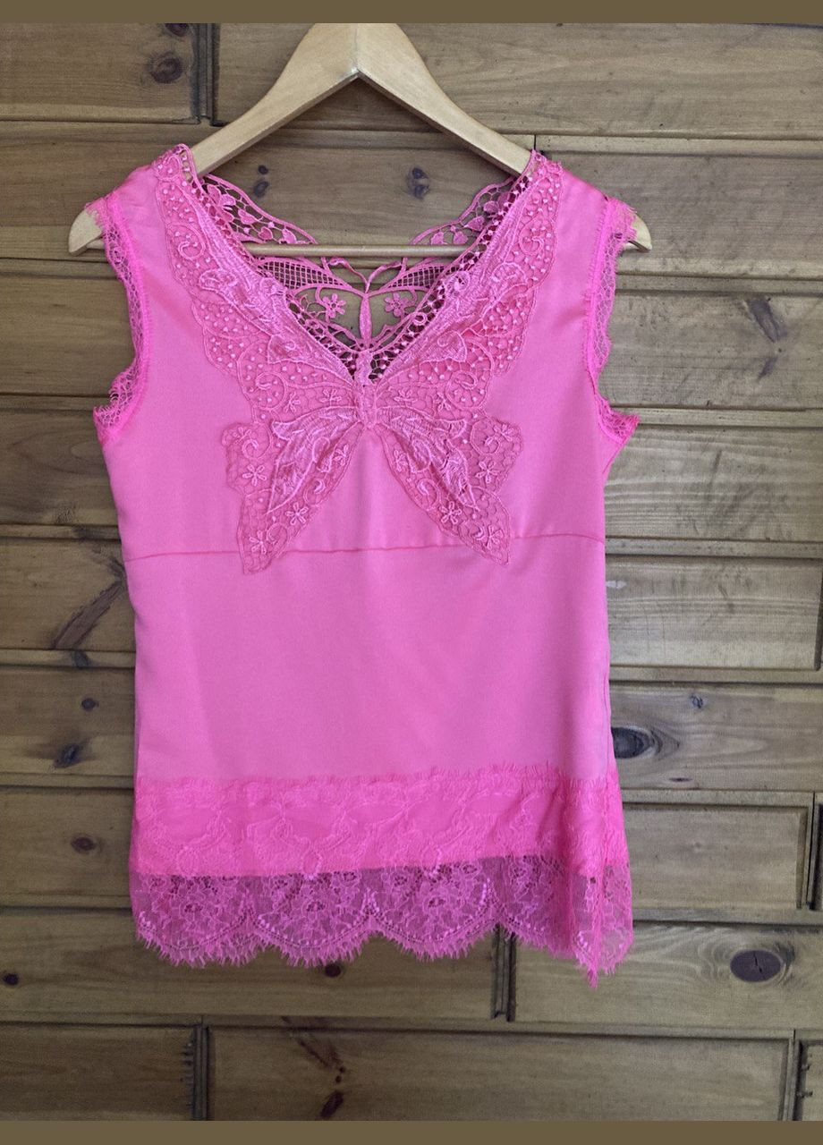 Женская неоновая шелковая майка Турция No Brand — 317780205