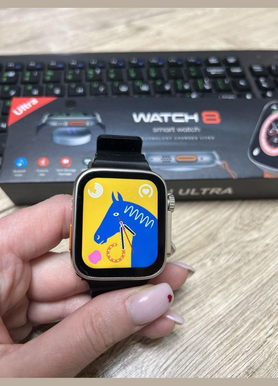 Смарт-годинник Smart Watch 8 Ultra Black No Brand (346483757)