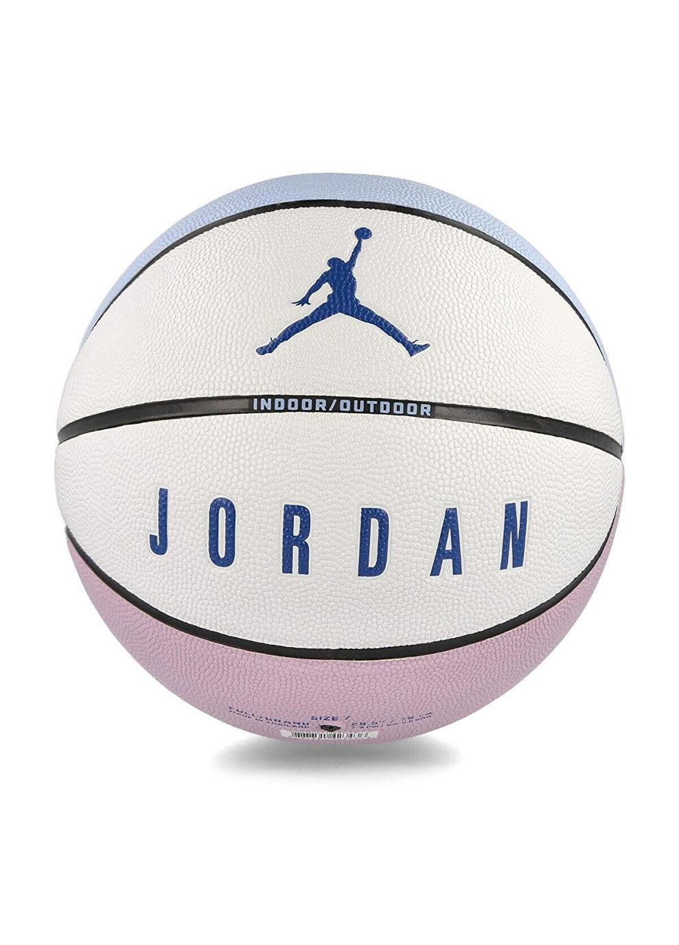 М'яч баскетбольний Nike ULTIMATE 2.0 8P DEFLATED ICE BLUE/WHITE/ICED LILAC/TRUE BLUE 07 Синій size 7 Jordan (282617229)