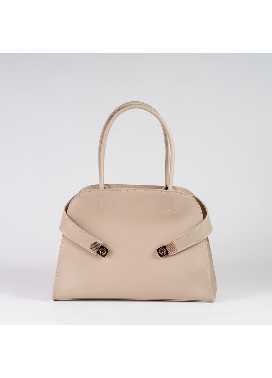 Сумка жіноча топ-хендл з акуратним ремінцем та золотистою фурнітурою. JUGO 47-25 (373069948)