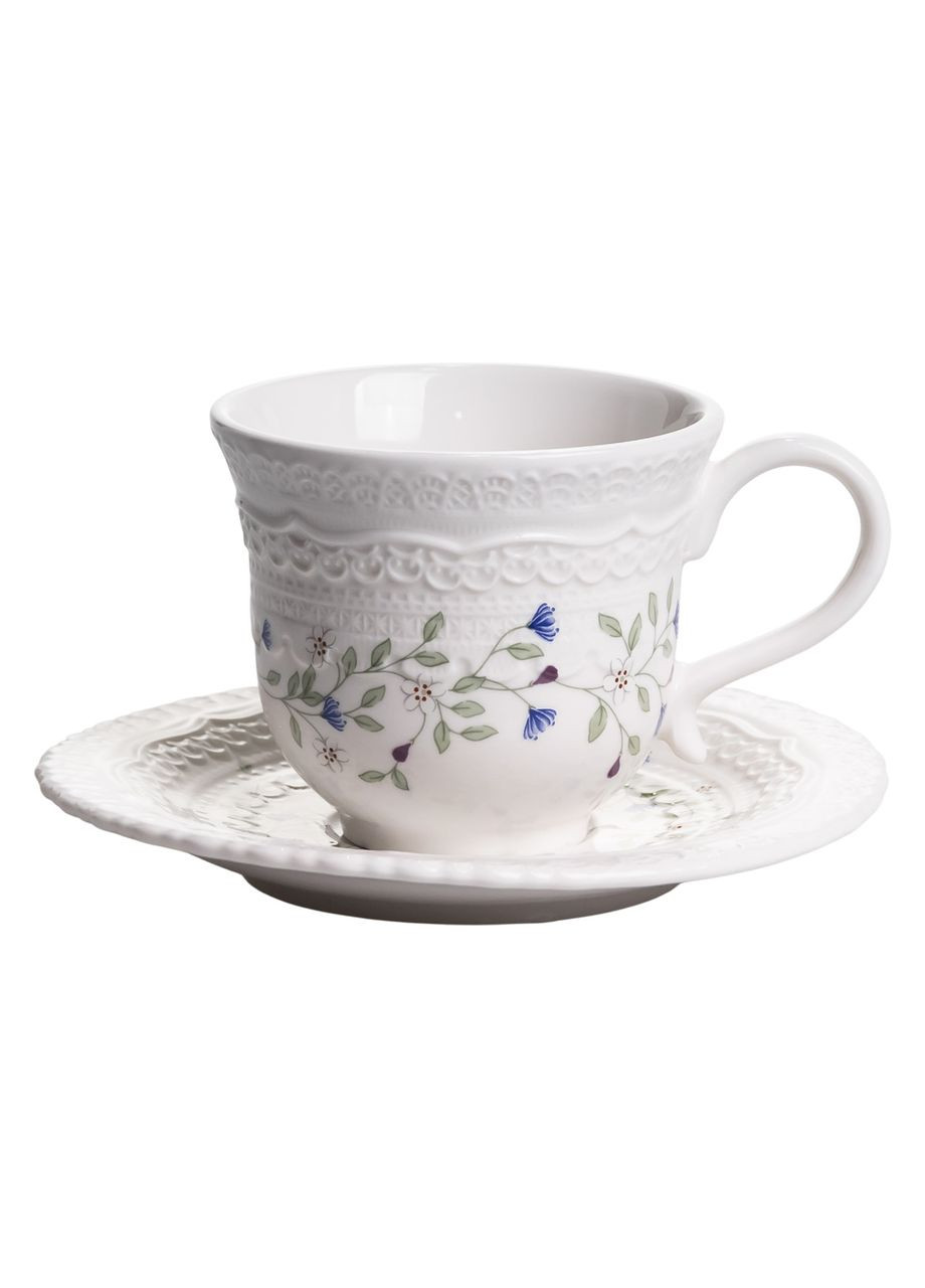 Столовий набір посуду тарілок і чашок 32 предмети на 6 персон Sophie порцеляновий, обідній столовий сервіз тарілок YY78-5A Yiwu (369388030)