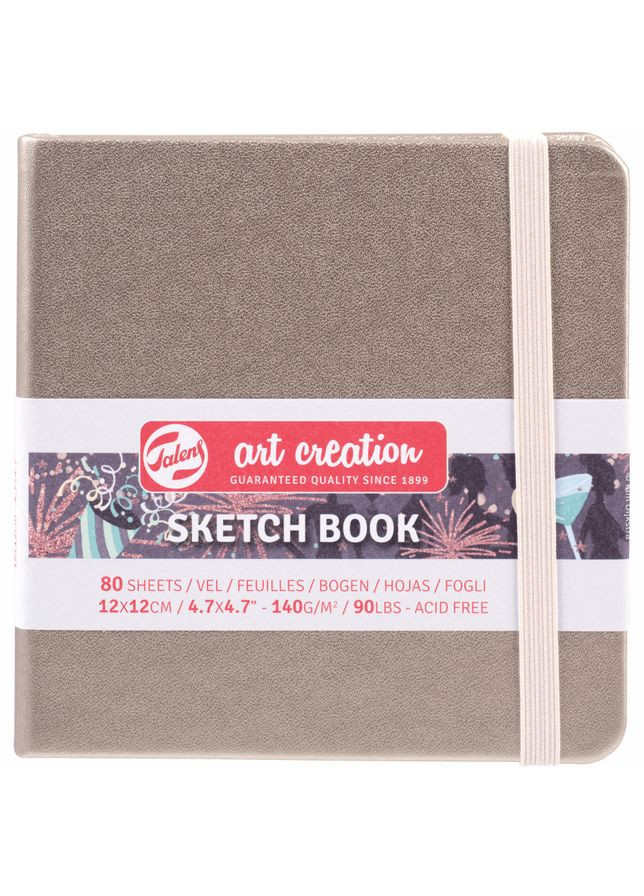 Блокнот для графики Talens Art Creation 12х12 см 140г/м2 80л Pink Champagne Royal Talens (362580595)