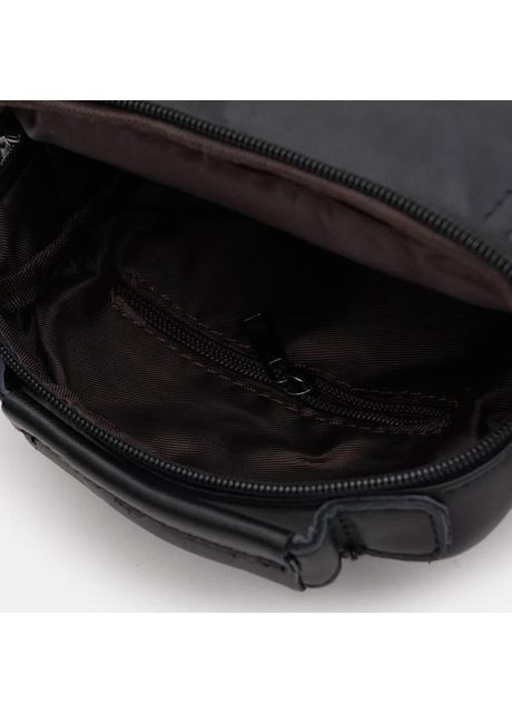 Сумка мужская кожаная планшет через плечо для документов и для телефона маленькая Черный 43129 Keizer (367164755)