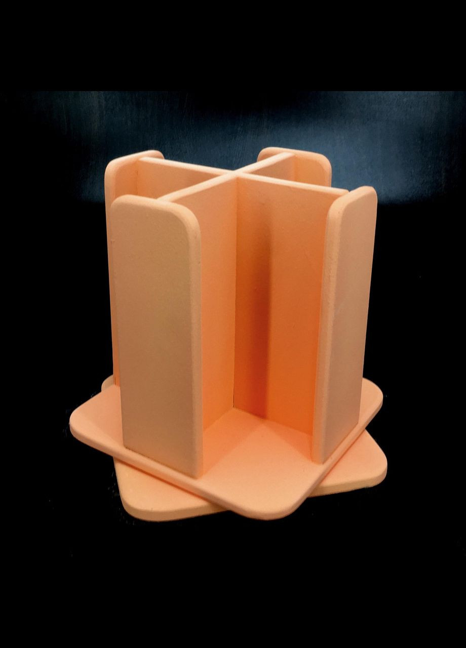 Органайзер одноразовых стаканов из дерева Клист 225 грейпфрут (ЧАЙ-221054) No Brand (327869453)