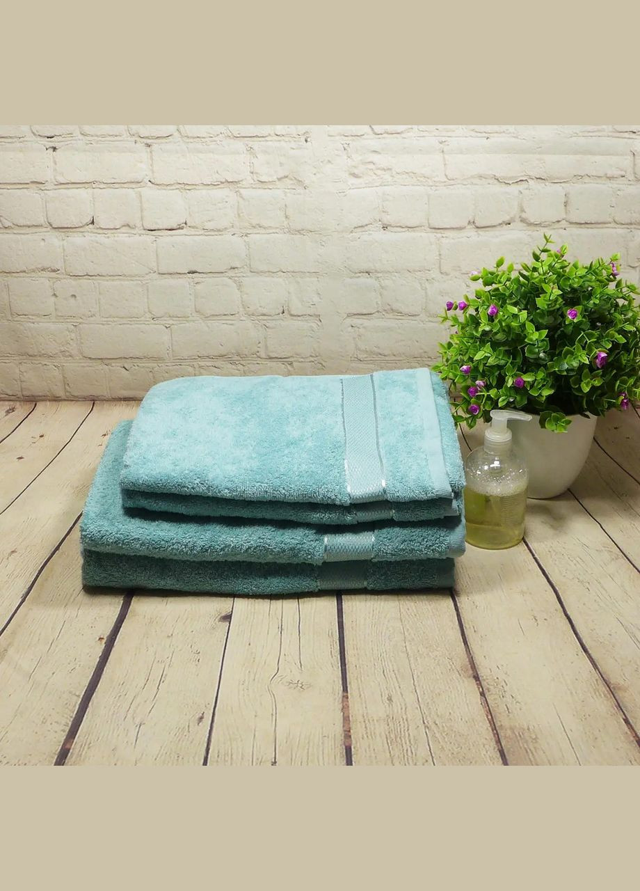 Aisha Home Textile полотенце махровое aisha - royal бирюзовый 70*140 (400 г/м2) бирюзовый производство -