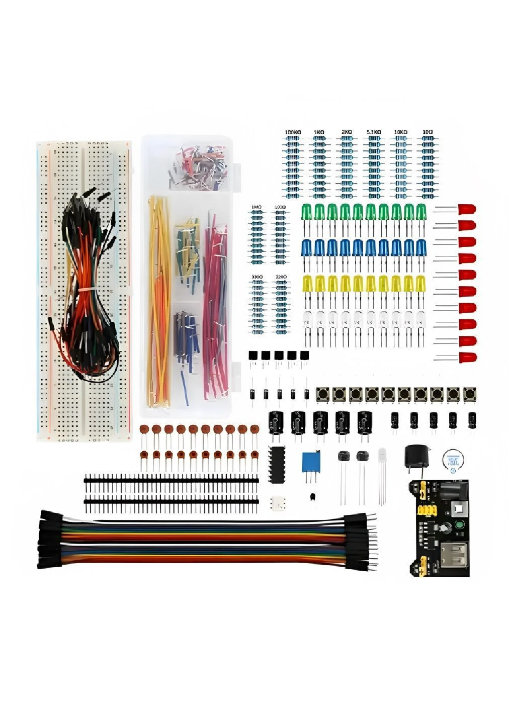 Стартовый комплект набор компонентов инструментов для ARDUINO UNO R3 обучения программированию 370 элементов (481601-Prob) Unbranded (363368365)