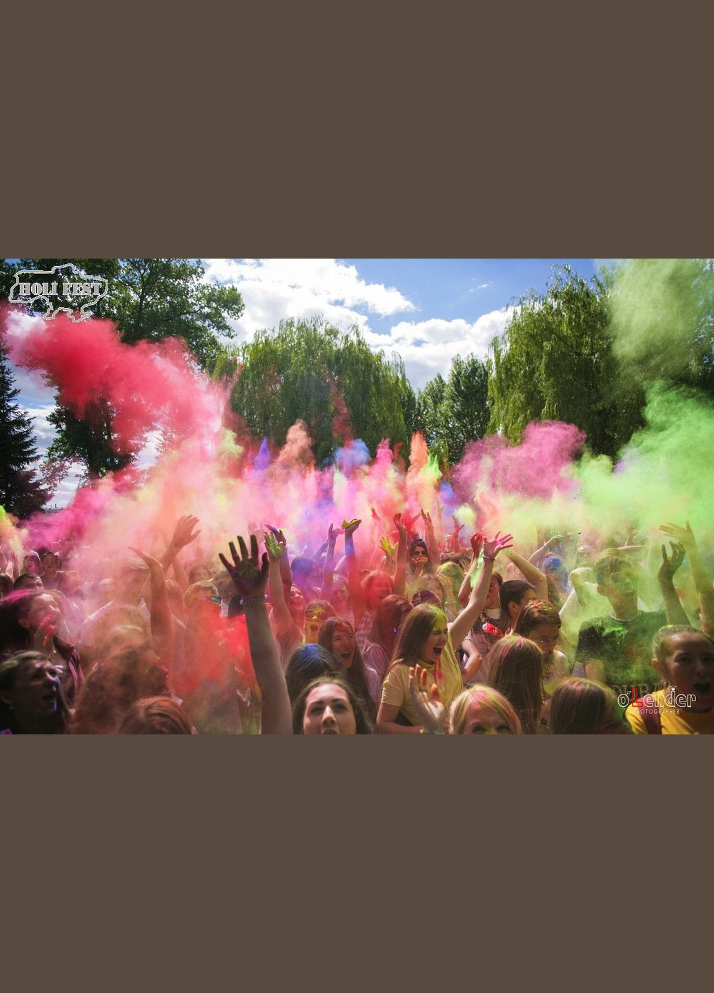 Фарба Холі, набір 12 кольорів по 75 грам, Holi Fest No Brand (331738688)
