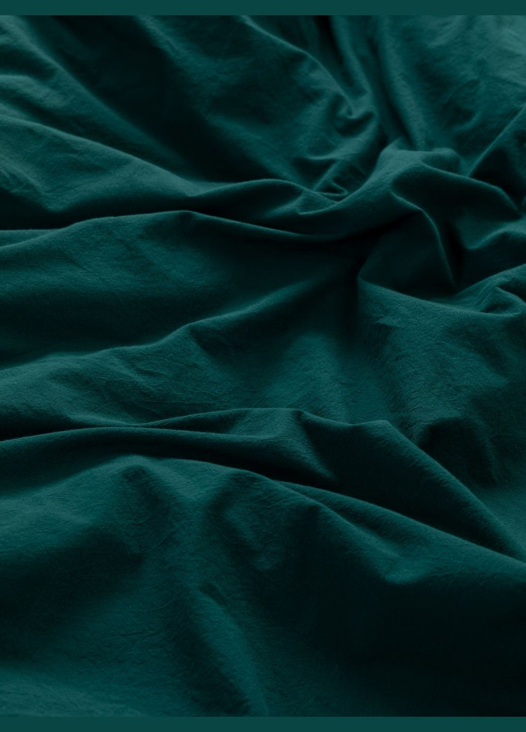 Комплект білизни із вареної бавовни Smaragd євро, Простирадло з резинкою 160х200 Leglo (300370452)