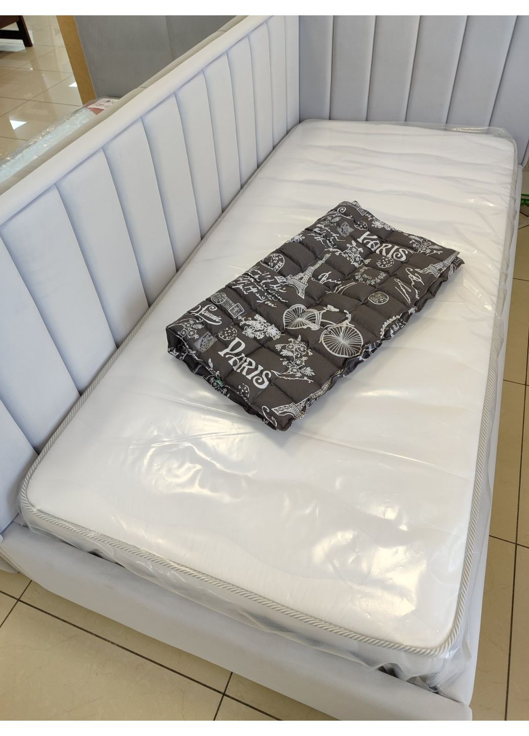 Ортопедичний біо матрац з природним наповнювачем. Париж Темний - 120 на 80 см Ekko Seat (353718952)