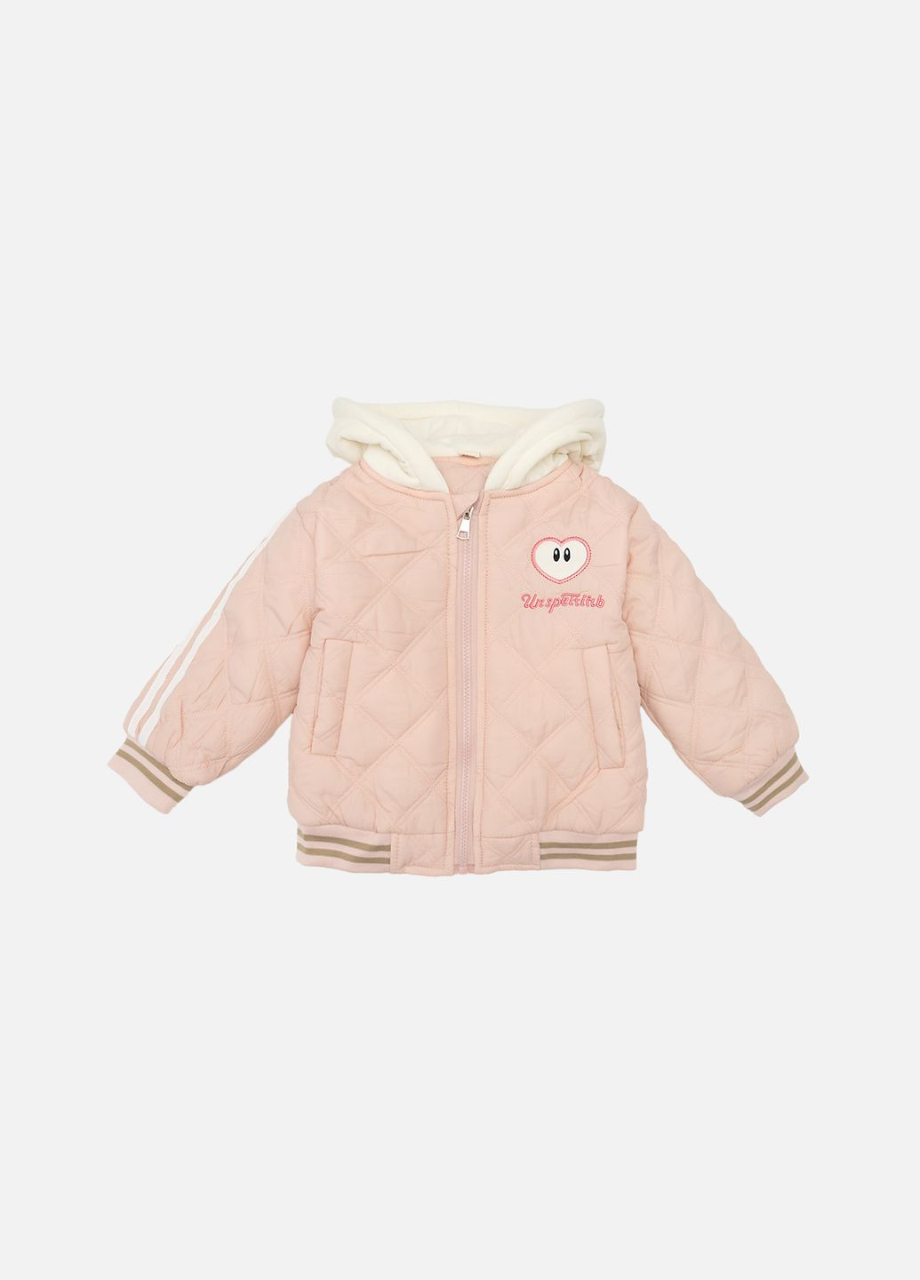 Персикова демісезонна куртка для дівчинки колір персиковий цб-00266665 No Brand