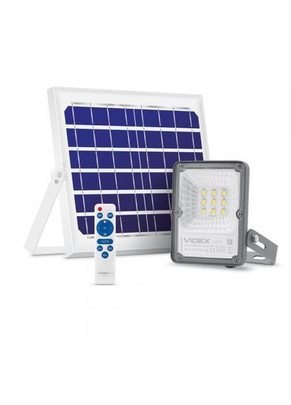 Прожектор на солнечной батарее VLFSO-205-S 10 Вт 5000 K Сенсорный (26170) Videx (284106872)