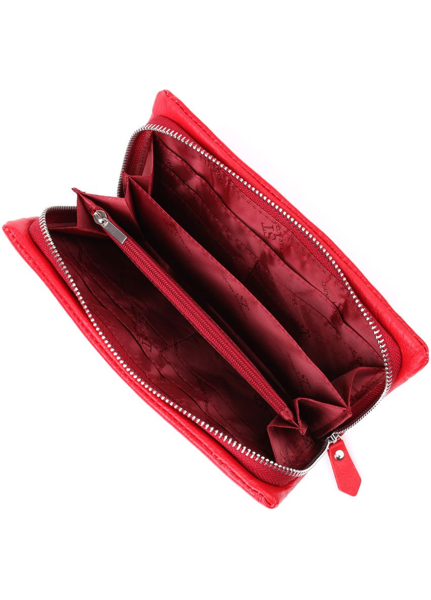 Практичний жіночий гаманець-клатч із натуральної шкіри 20х10,5х2см 21300 Червоний st leather (329196416)