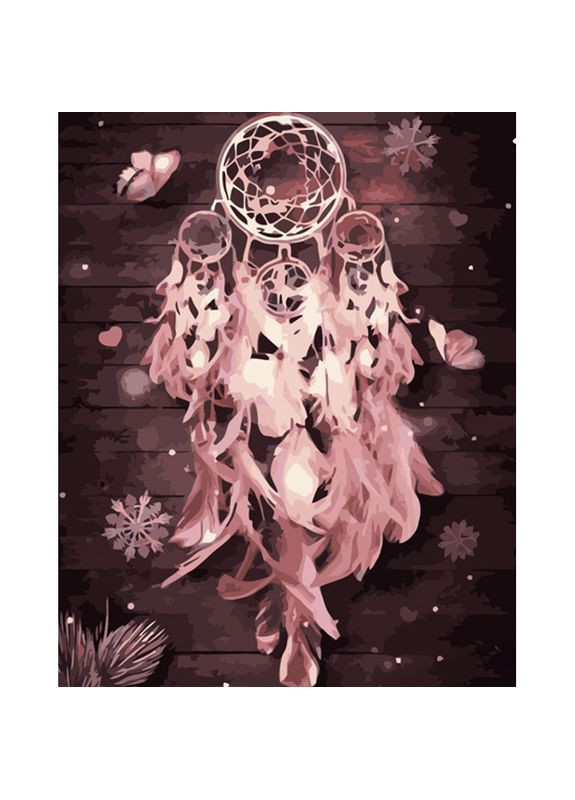 Картина за номерами ПРЕМІУМ Ловець снів з лаком розміром 40х50 см (GS1235) Strateg (362500615)