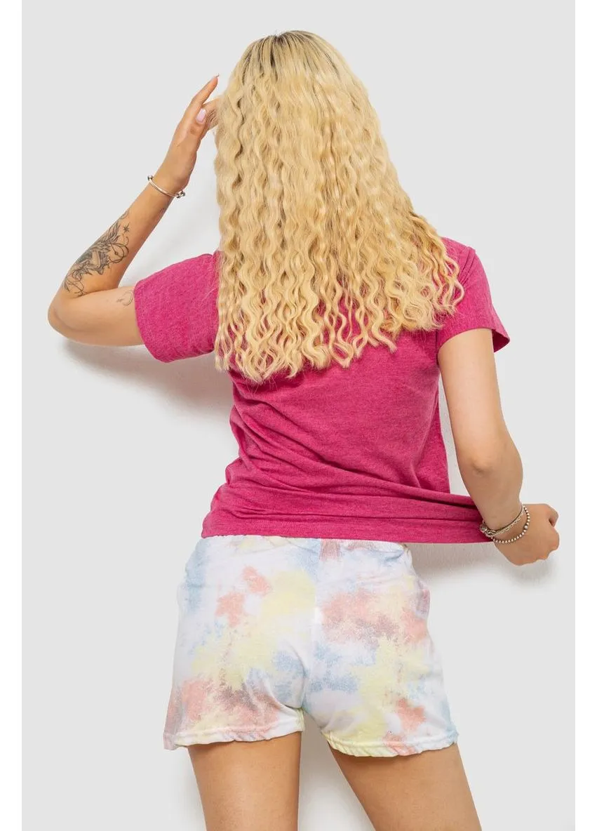 Малинова піжама жіноча,, 243r50582 Cotton More