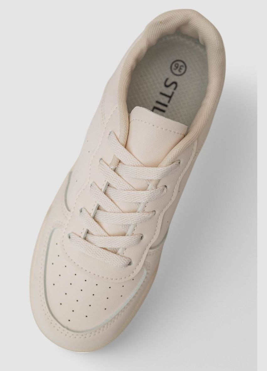 Бежевые кеды женские Ager 248RAD100