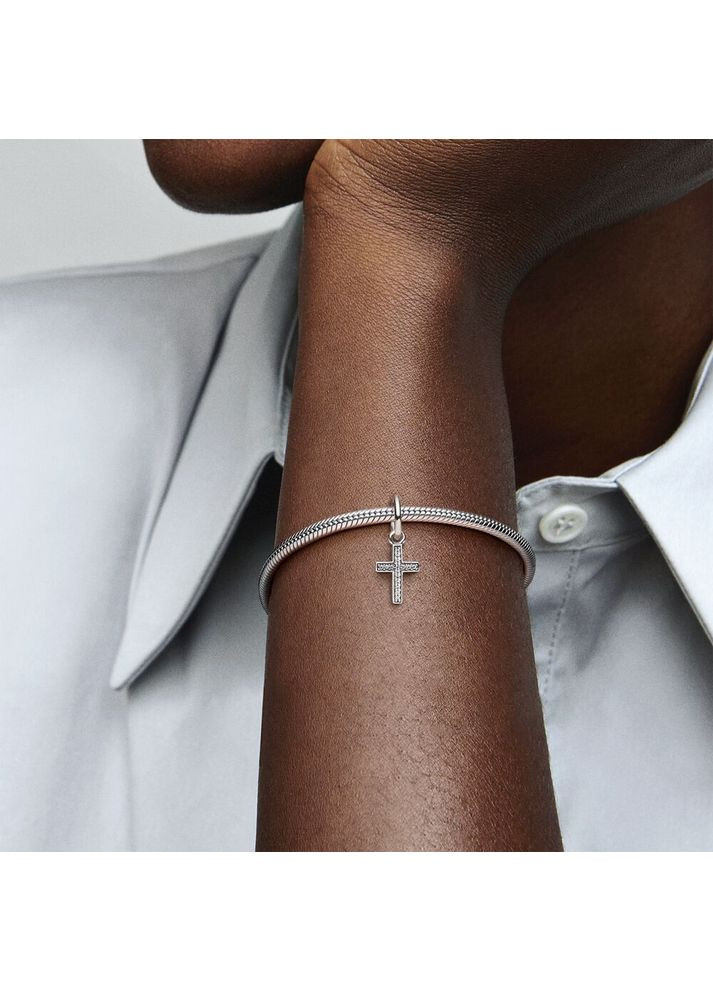 Серебряный шарм Пандора "Крестик" 791310CZ Kabluchka (355348397)