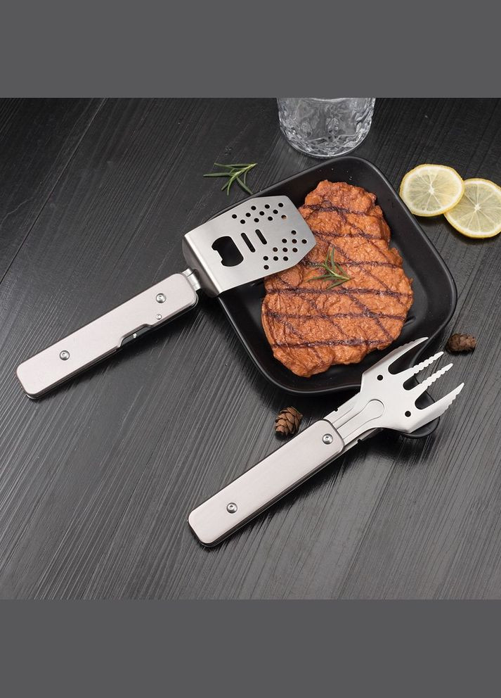 Компактний набір для барбекю S602 металевий Roxon (353502313)