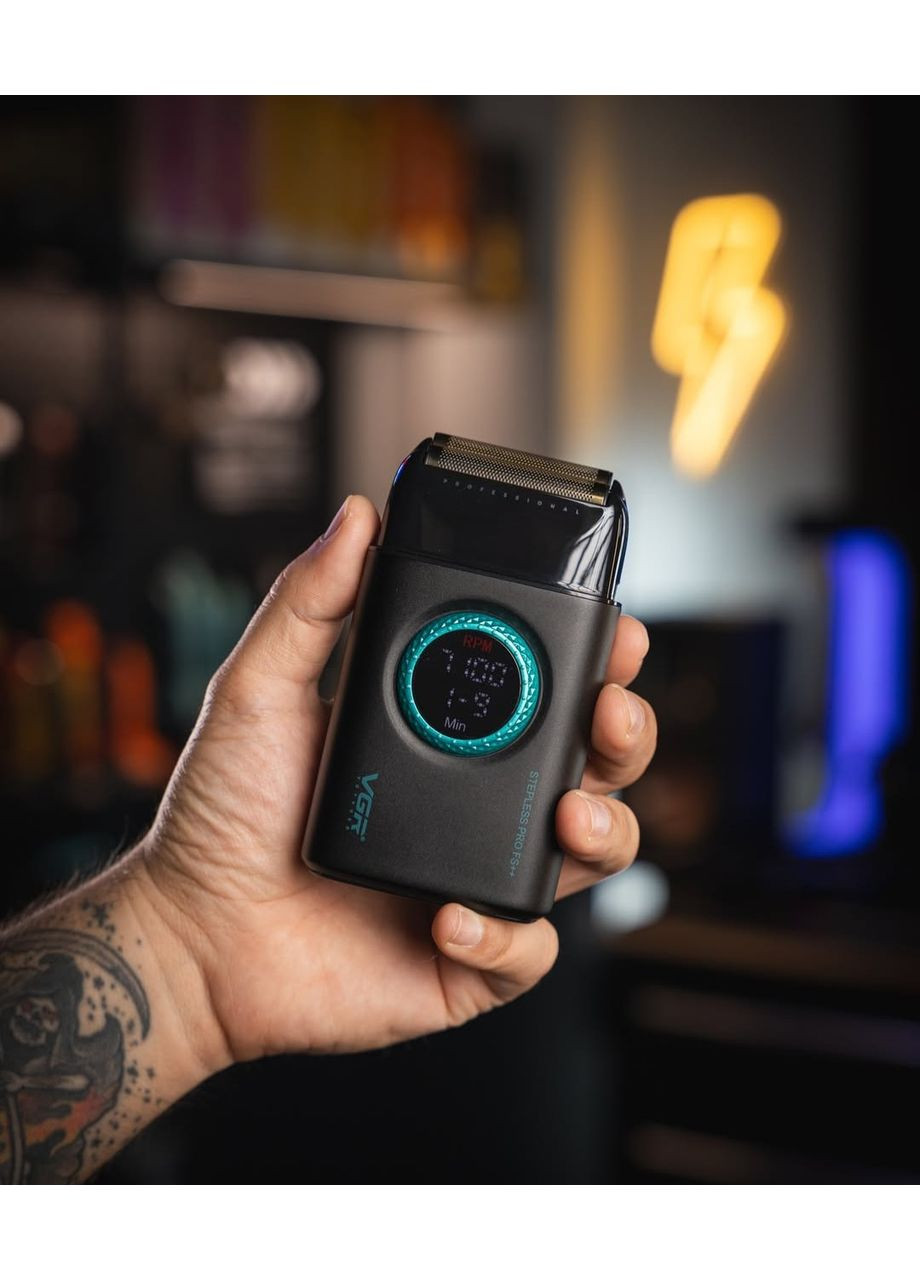 Електробритва V-377 BLACK шейвер VGR (371682794)