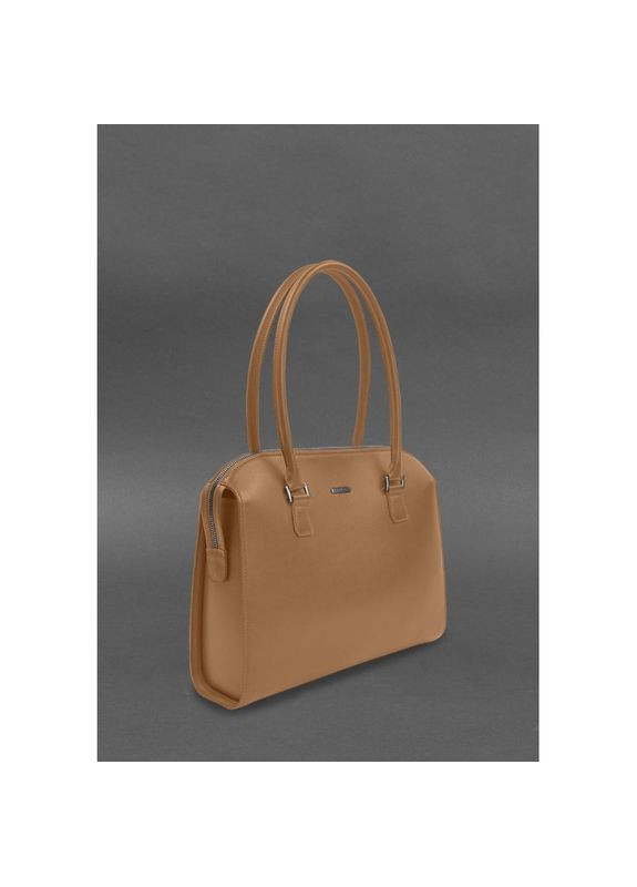 Жіноча шкіряна сумка через плече Business карамель Краст BlankNote (302008100)