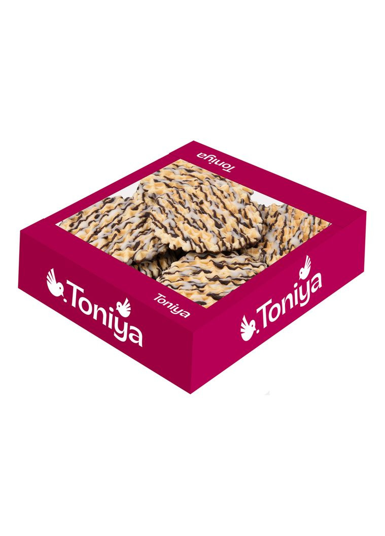 Печиво у вигляді вафлі хрумке та ароматне Бельгійське 280г ТМ TONIYA (305054764)