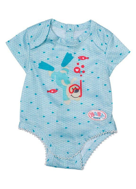 Одежда для куклы Zapf S2, боди, голубой () BABY born 830130-2 (333141643)