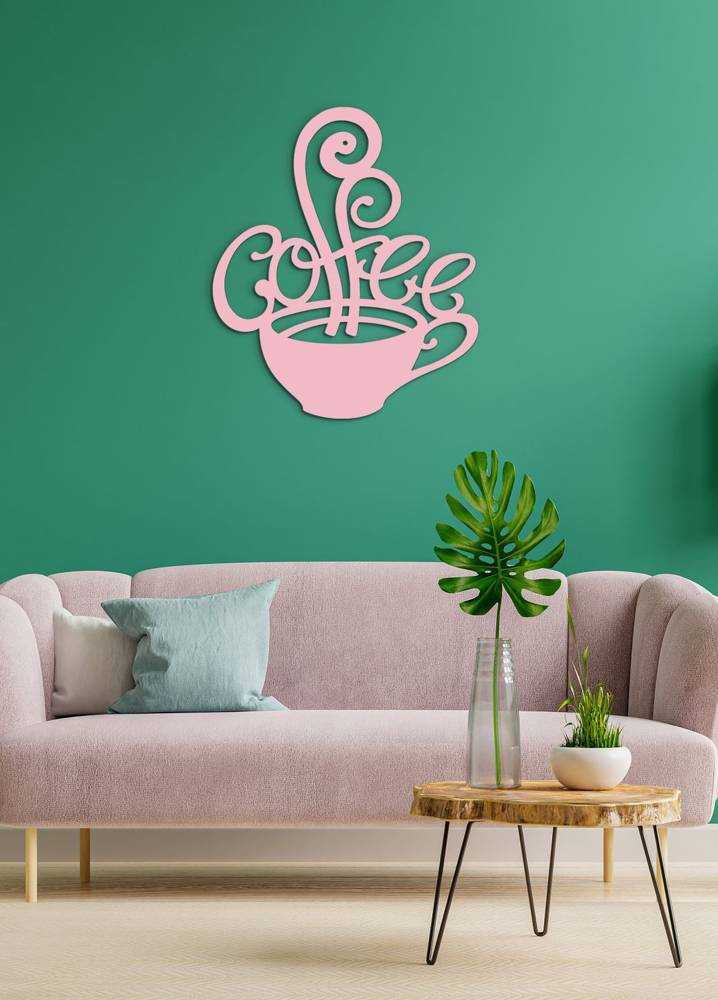 Деревянная картина на кухню, декор в комнату "Чашка кофе", стиль минимализм 25х30 см Woodyard (291843133)