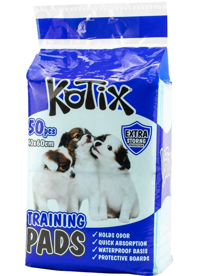 Пеленки для собак Premium 40 x 60 см 50 шт (4820266661328) KOTIX (282822974)