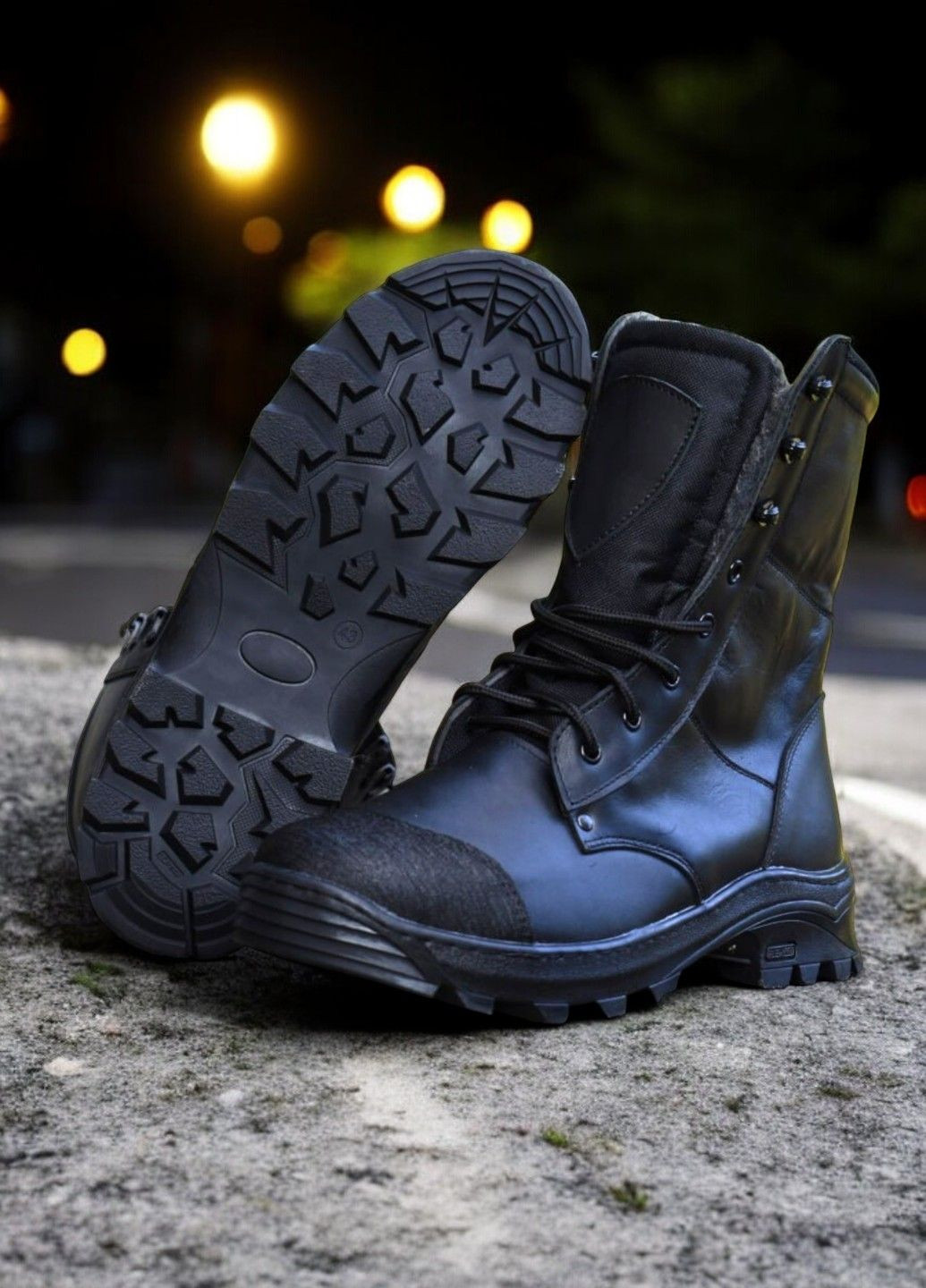 Військові Чоловічі Тактичні Берці Демісезонні. 36-48р Чорні. Міцні та зручні! MSDM-1015 No Brand (301137956)