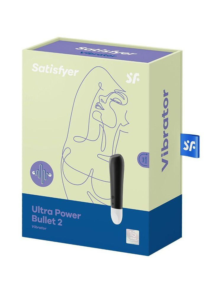 Вибратор для клитора Ultra Power Bullet 2 Black SO5423 Satisfyer (303889505)
