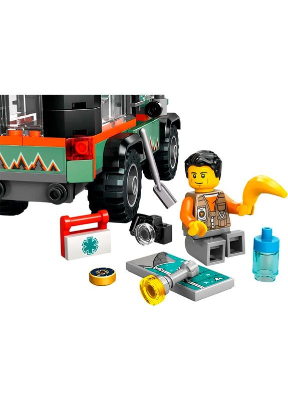 Конструктор City Позашляхова гірська вантажівка 4x4 221 деталь (60447) Lego (330224650)