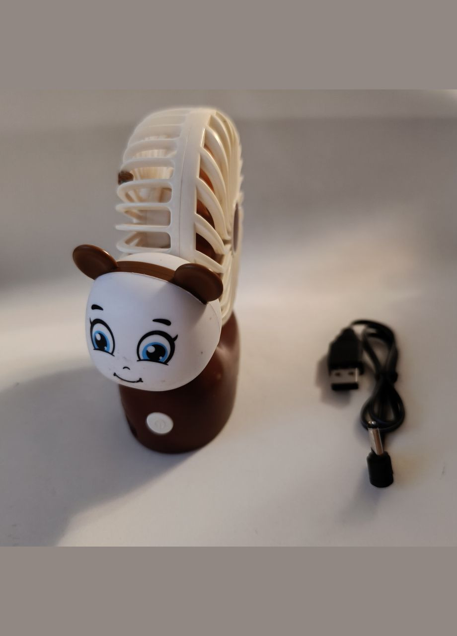 Вентилятор Ночник настольный на аккумуляторе Улитка No Brand (342064744)